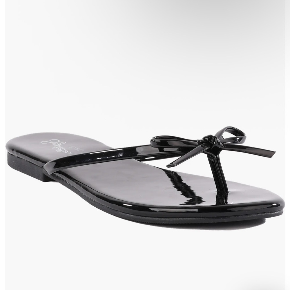 Seychelles Anthropologie Wishlist Thong Black Sandals, Women's 9 and 12
